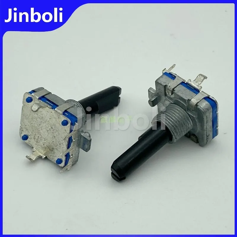 2PCS EC16 Tipo di Passo Encoder 12 Polsi Amplificatore Audio Potenziometro del Volume Mezza Lunghezza Albero 25MM