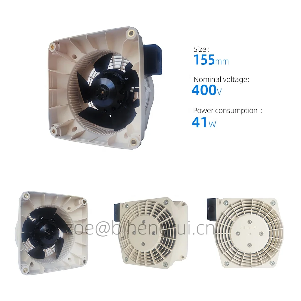 W2D155-FA08-06 W2D155-EA08-01 400V AC 35W 41W 0.08A 0.07A 2650RPM 2900RPM  Inverter Spindle Motor Cooling Fan