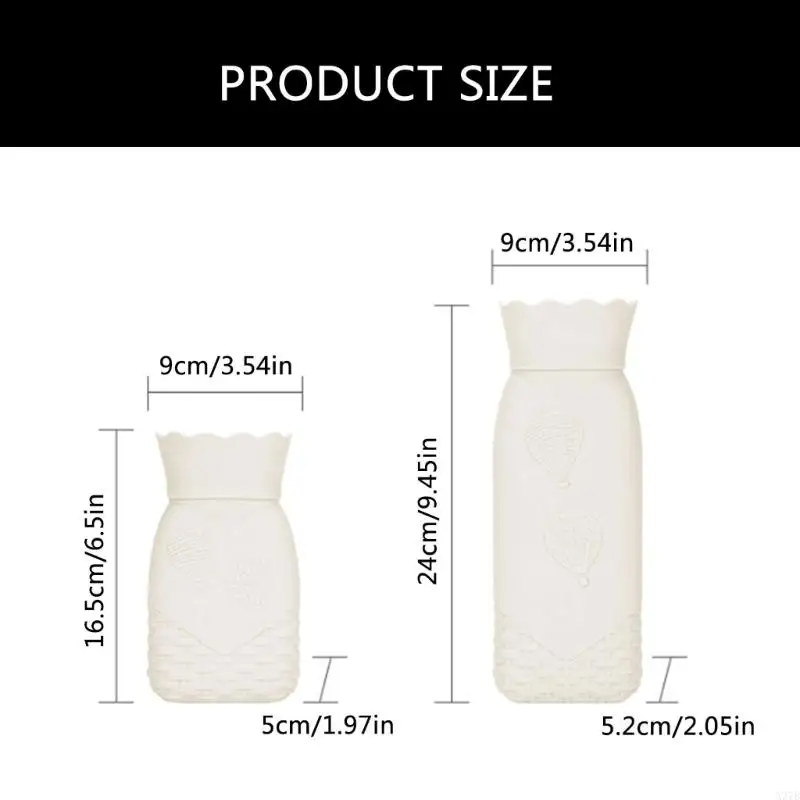X37B Silicones زجاجات المياه الساخنة مجموعة يضم الأغطية الناعمة للراحة والآلام تخفيف
