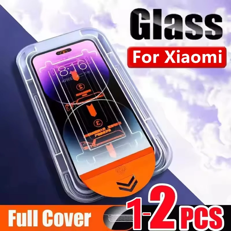 

1-2Pcs HD Dust Free Privacy Screen Protector For Poco X6 F6 X5 M6 F5 Pro 5G Xiaomi Redmi Note 13 12 11 10 9 8 14C Tempered Glass