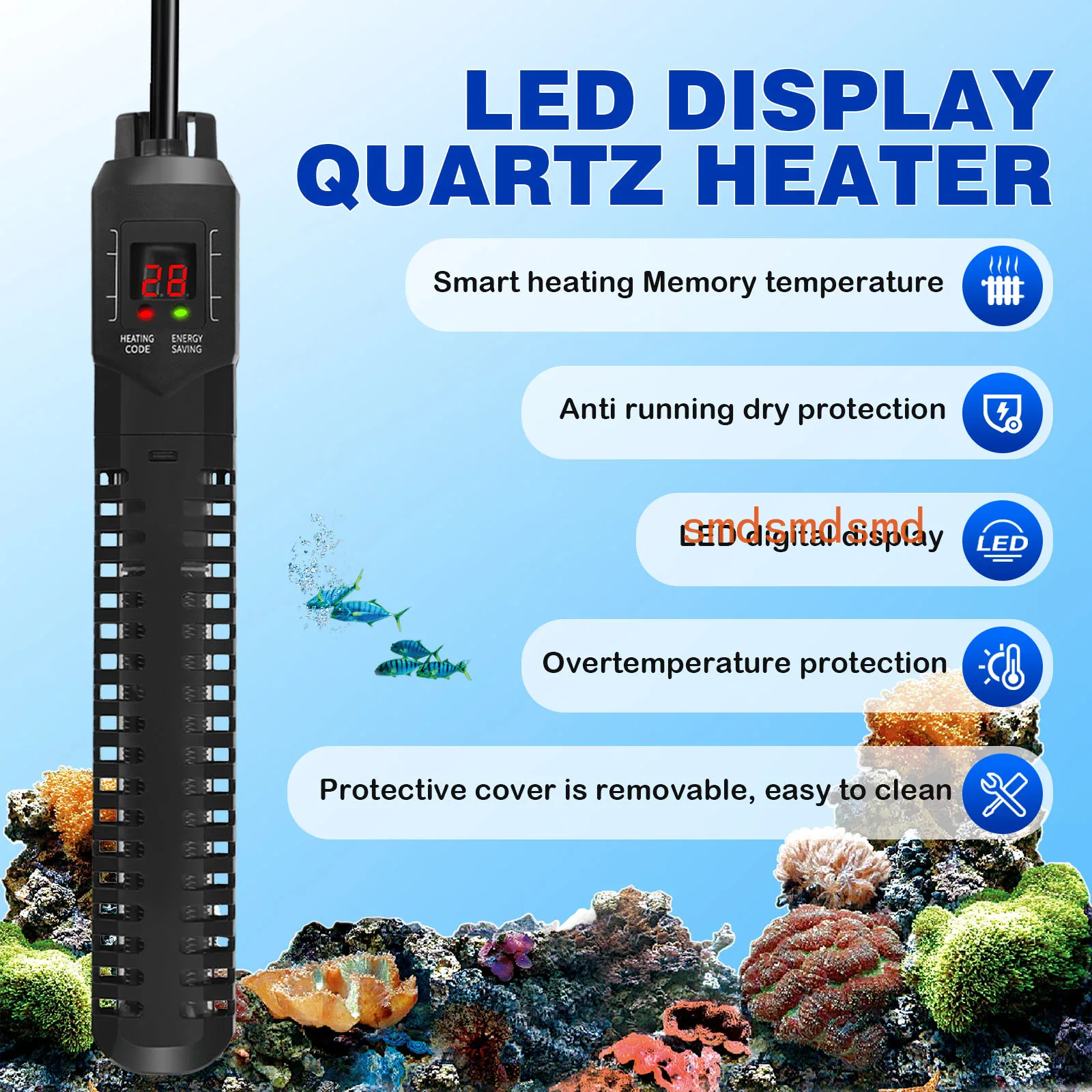 Aquecedor PTC para Aquário 220 - Aquarium Heater Submersible avaliação e preço