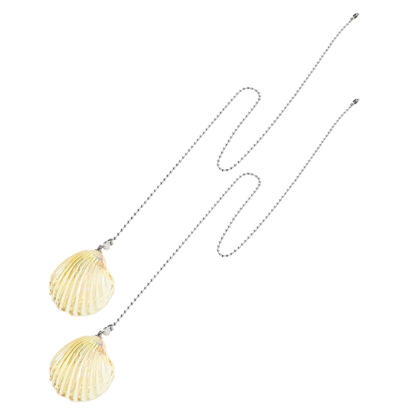 

2Pcs Ceiling Fan Pull Chain Design Pendant Extender Decorative Fan Pull Chain Replacement for Lights