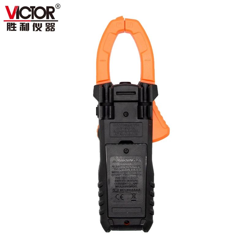 VICTOR 610E 6000 Counts LCD Display True RMS Smart Digital Clamp Multimeter AC DC 1000V 1000A With DCA ZERO NCV Live Test Meter