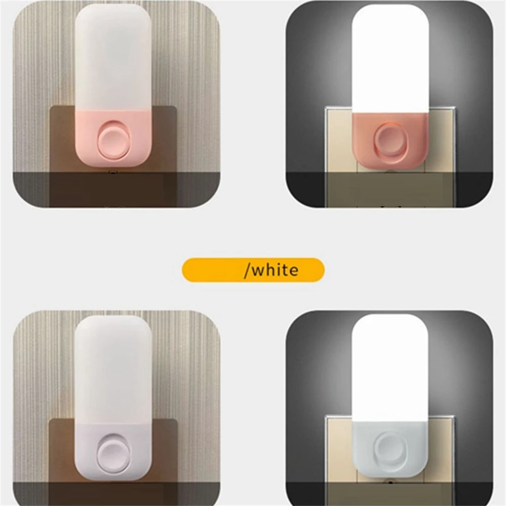 Lampada da comodino 0,78 W Camera da letto Baby Cute Mini Room Decorazione Lampada a risparmio energetico / Dimmer LED plug-in bianco Occhio di allattamento