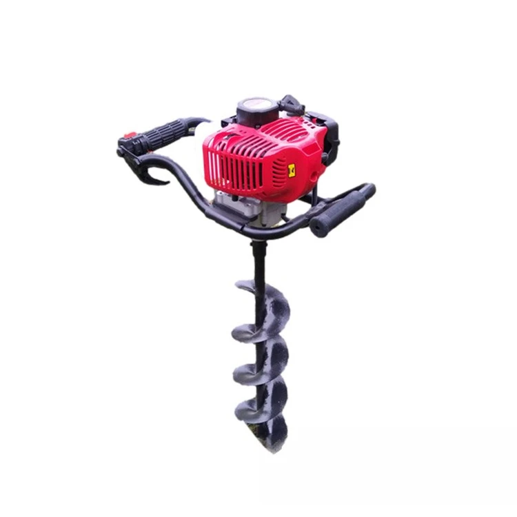 

Portable ground drilling machine, fruit tree fertilization hole drilling machine, tree planting