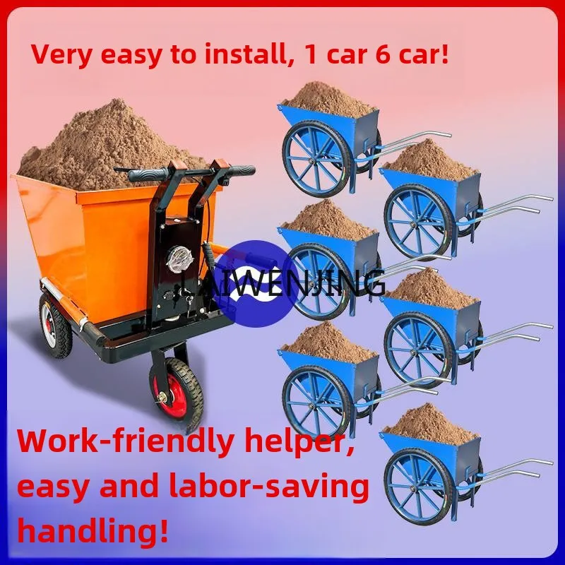 LYN engineering hand push three-wheeled dumper truck construction site cycling handling manure brick direct sales