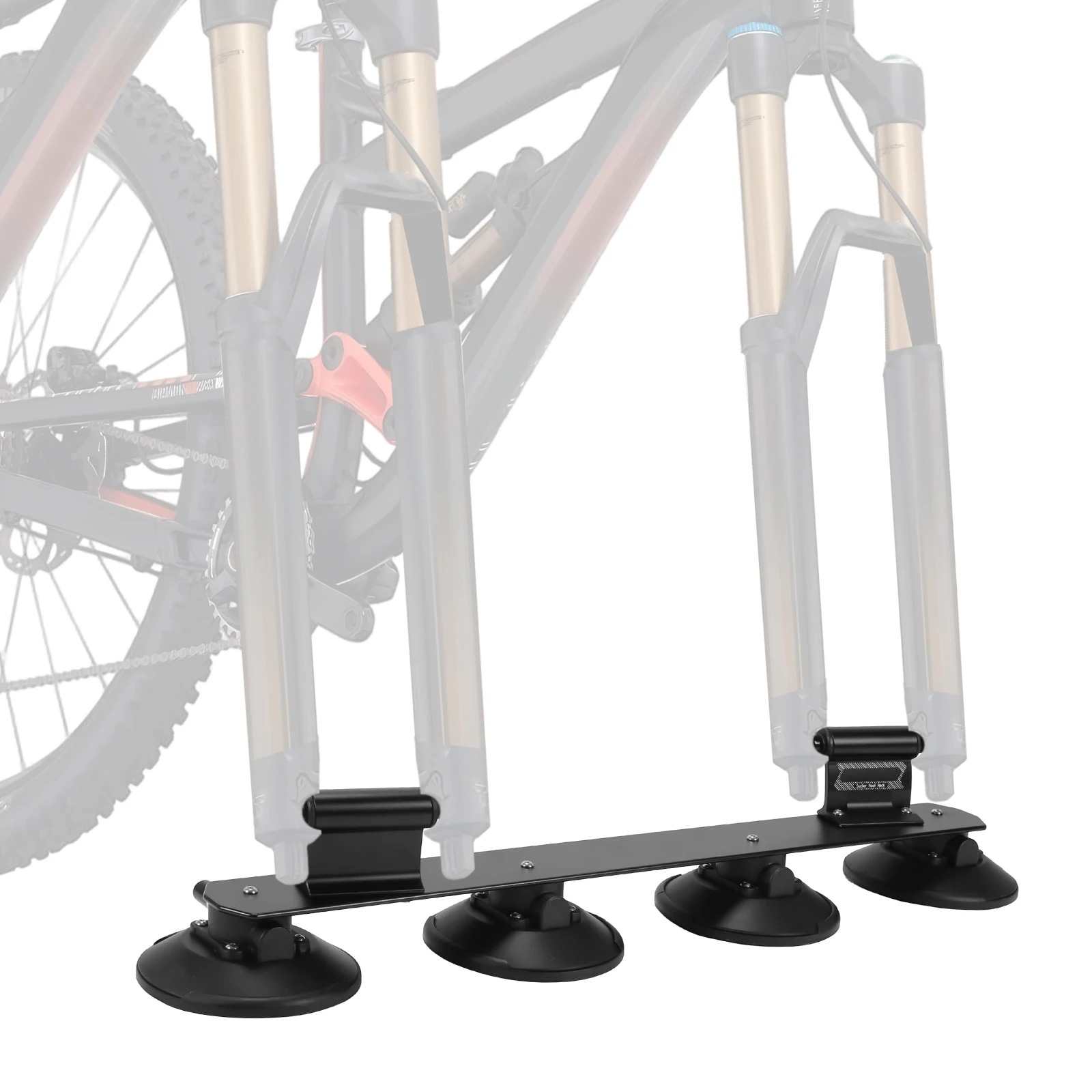 

Aluminium Alloy Vacuum Suction Roof-Top Bike Carrier Rack with Sucker Quick Installation Bike Carrier for Trucks Trailers