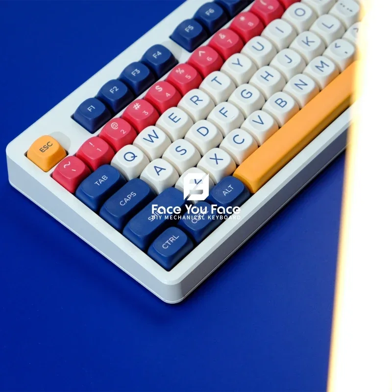 Imagem -02 - Constitute Tema 129 Teclas Conjunto Moa Perfil Keycap para mx Switch Acessórios Pbt Sublimação de Tinta Teclado Mecânico Keycap