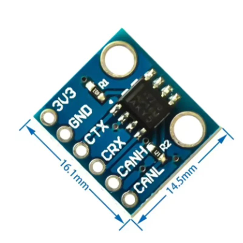 MCU230 bus transceiver SN65HVD230 CAN communication module