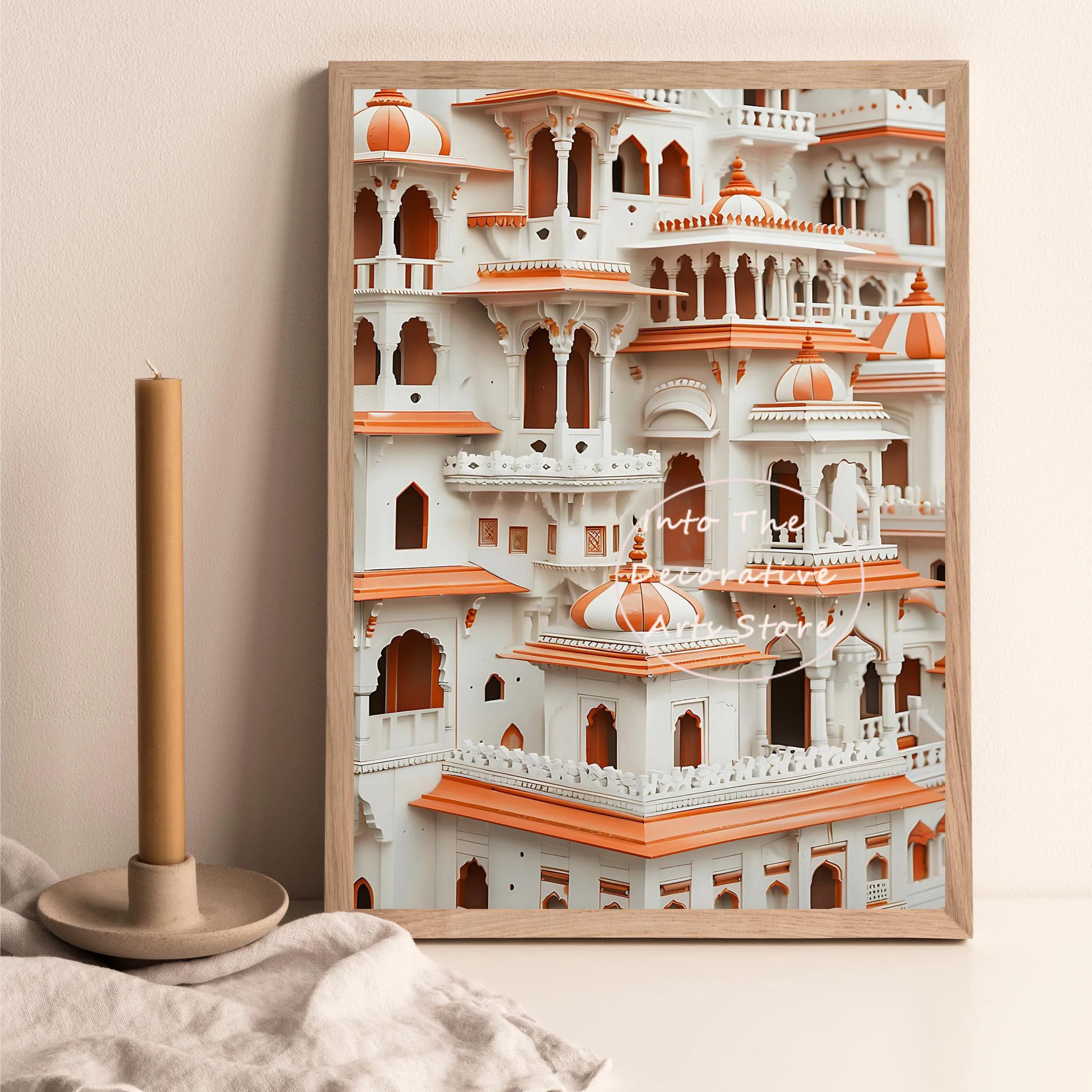 Poster Seni Wisata Arsitektur  - Home Decor Jaipur ulasan dan harga