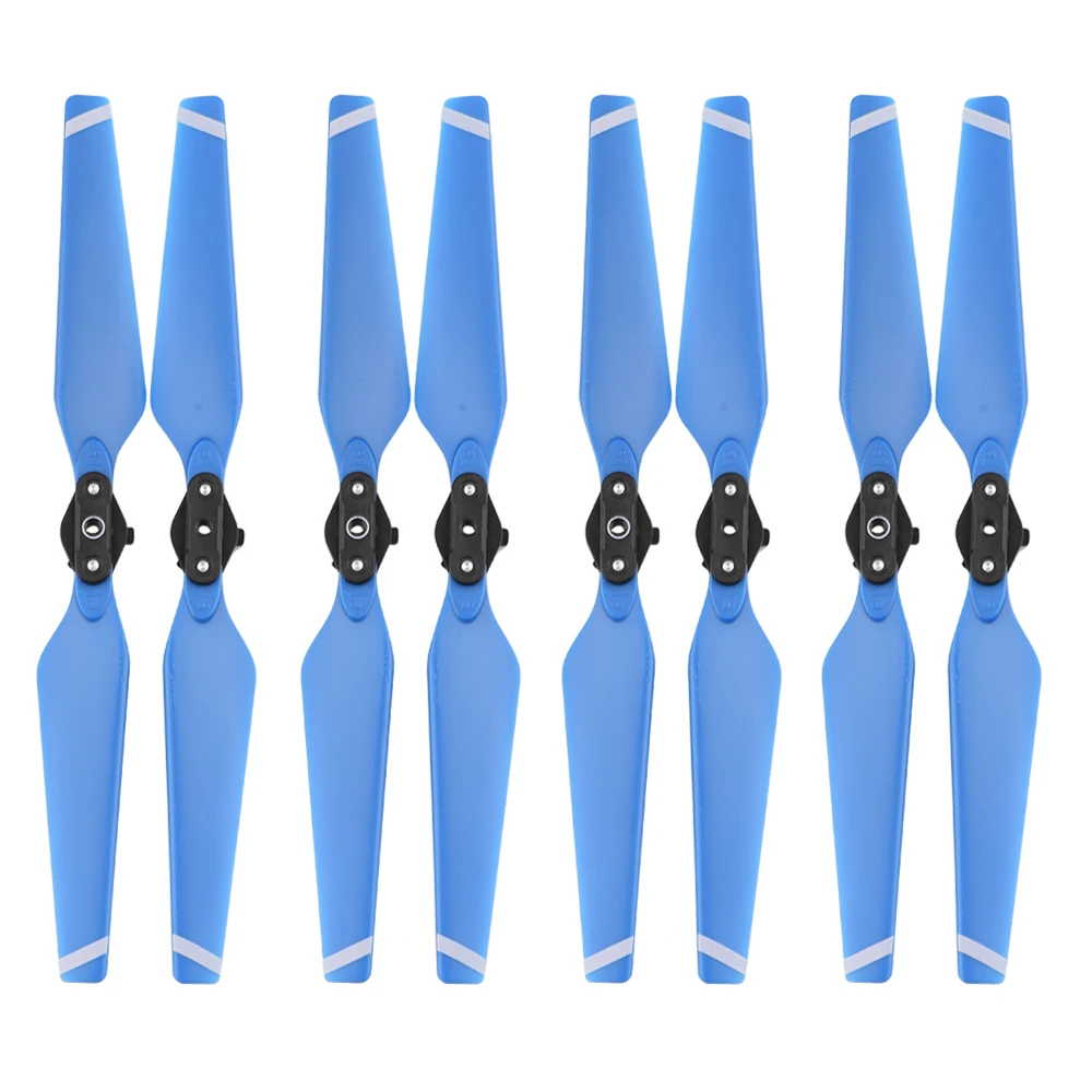 8個クイックリリース8330プロペラdji mavicッドランディングダンピングボールcw ccw折りたたみ小道具ブレード翼ファン交換ドローンアクセサリー