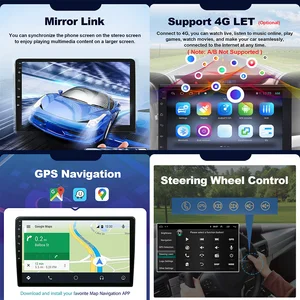 GPS WiFi de Navegación aus 10.1 Poose Honda Fit Jazz 2014 2015 Coche Radio Reproduktor des Android CarPlay Systems 4G BT DSP Stereo 6 Hauptverkäufe Multimedia Honda Fit 2014 - №2