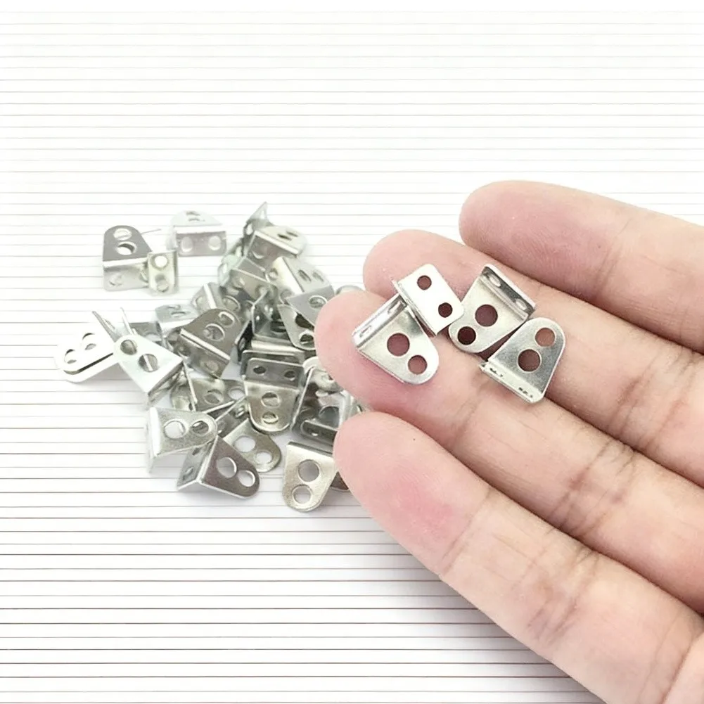 

DIY Model Car Building Materials 40Pcs L Type Axle Brackets for Secure Attachment of Axles and Frames in Toy Cars and Robots