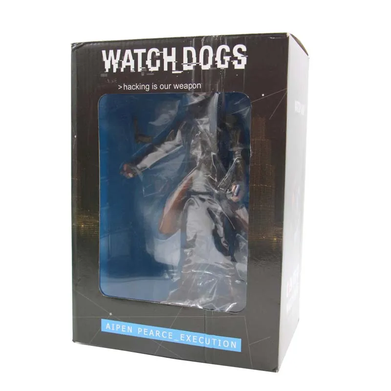 24cm Game Watch Dogs Aiden Pearce PVC Action Figure Model Toy Gift