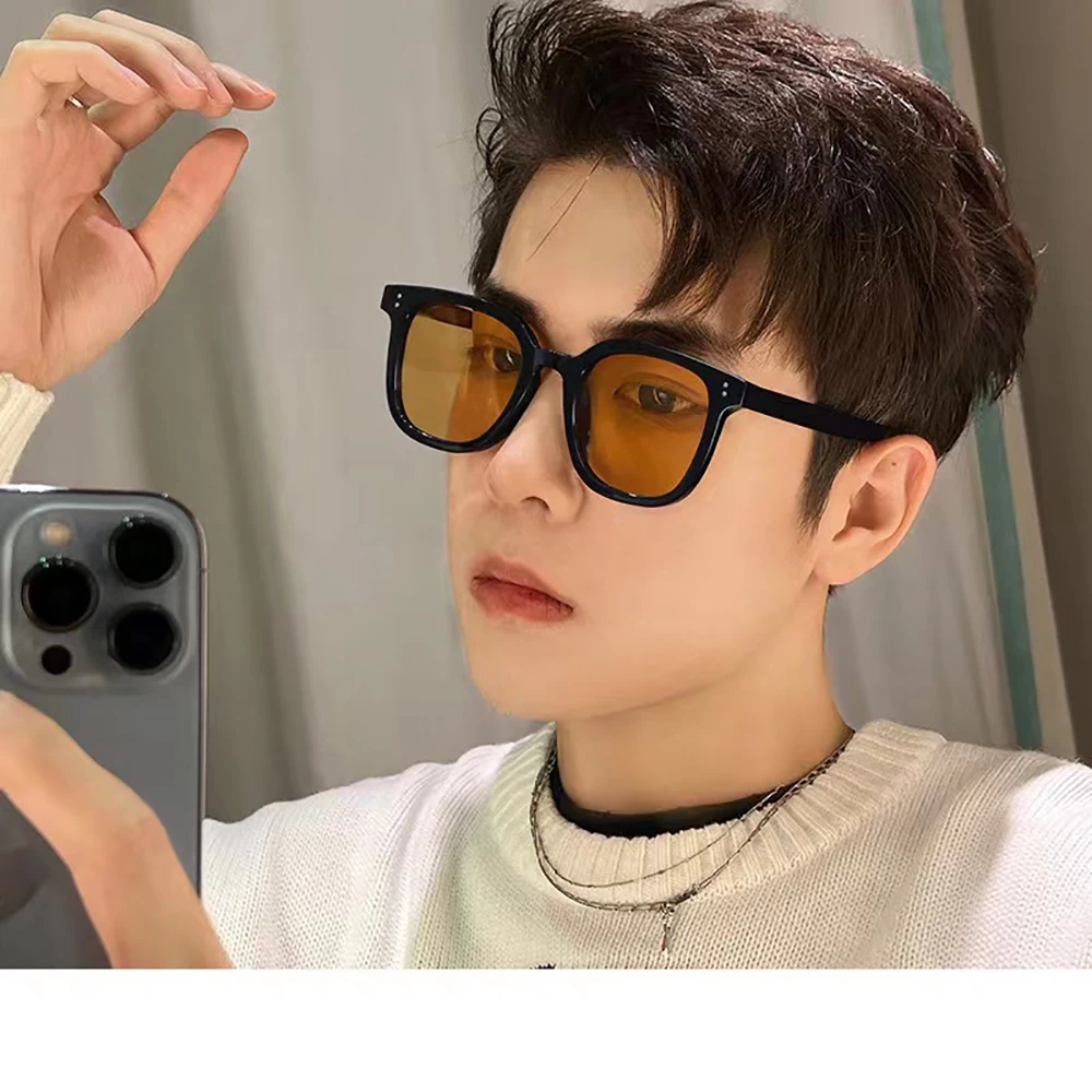 KLASSNUM Japanese Gradual blush retro black-rimmed glasses woman Senior sense Female fashion sunglasses 2025 New
