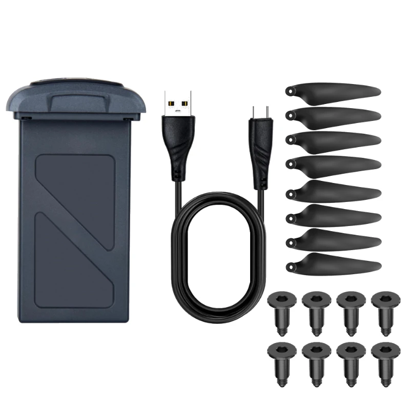 Upgraded 7.4V 2000mAh Drone Intelligent Battery with USB Charging Cable for SJRC F5 F5S PRO for HollyStone HS360S RC Quadcopter