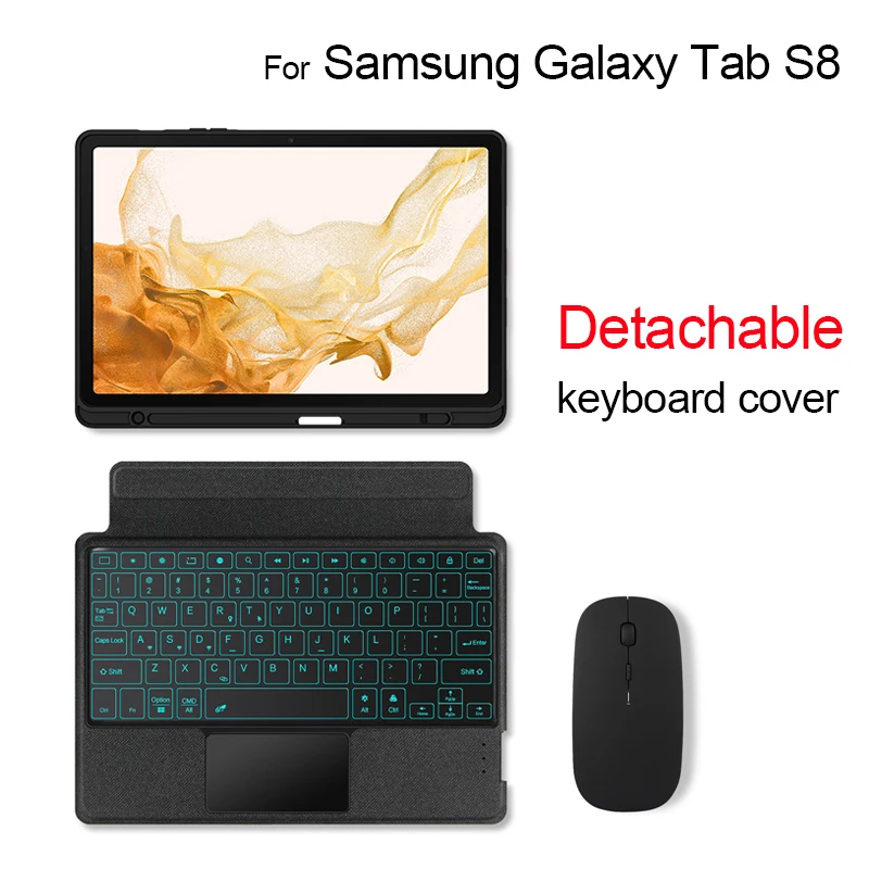 Smart Keyboard Cover For Samsung Galaxy Tab S8 11