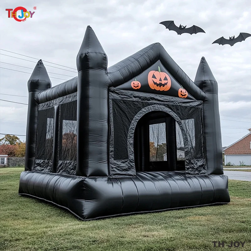 Achtertuin Halloween Uitsmijter Pompoen Opblaasbaar Bounce House