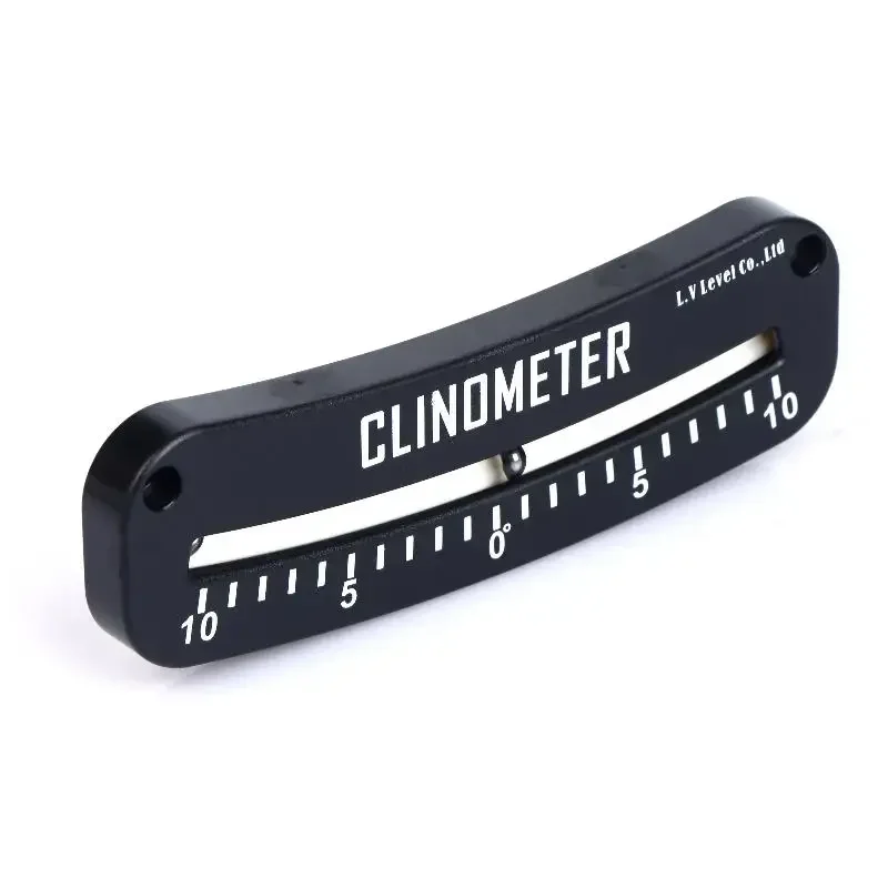 1Pcs 0‑10°Heel Angle Clinometer Portable Marine Trail Inclinometer For Boats Measuring Instrument Small RV Level Slope Indicator