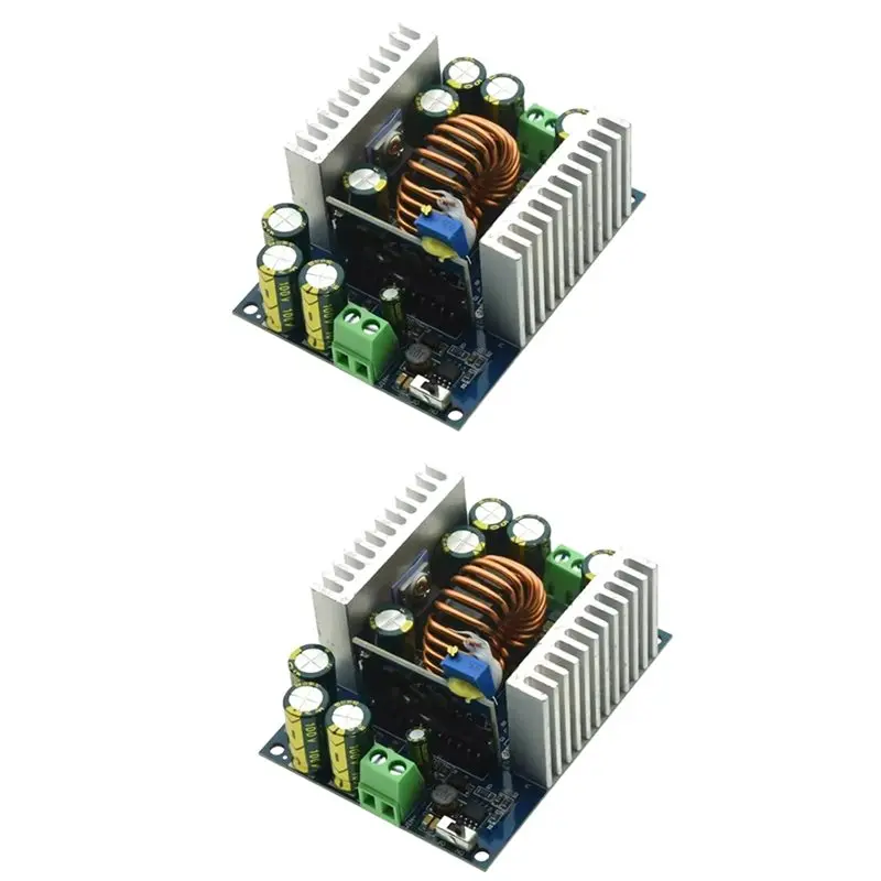 TFORU-Adjustable Power Supply Module 2Pcs 500W 18A DC-DC Buck Converter LED Driver 12-95V To 2-90V Voltage Regulator 12V