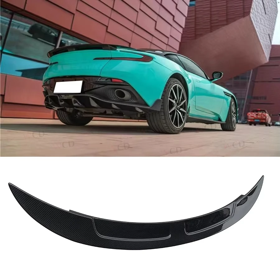 

CMS Style Dry Carbon Fiber Rear Spoilers for Aston Martin DB11 Rear Trunk Lid Boot Tail Lip Spoiler Wing Body Kit