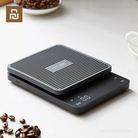 Youpin SENSSUN Electronic Coffee Scale High Precision Two Timing Mode Touch Pad Keys 300mAh Type-C Charging Digital LCD Scale