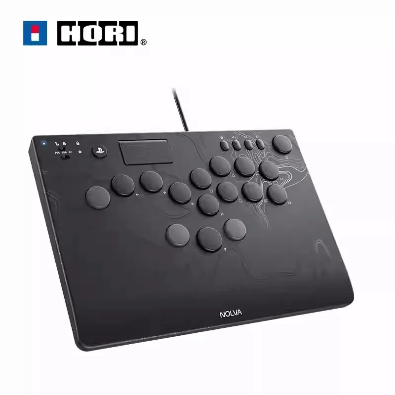 HORI NOLVA HitBox Full Keys Arcade Controllers 15Keys Customized For Fighting Game Mechanical Controller For PS5 Windows PC