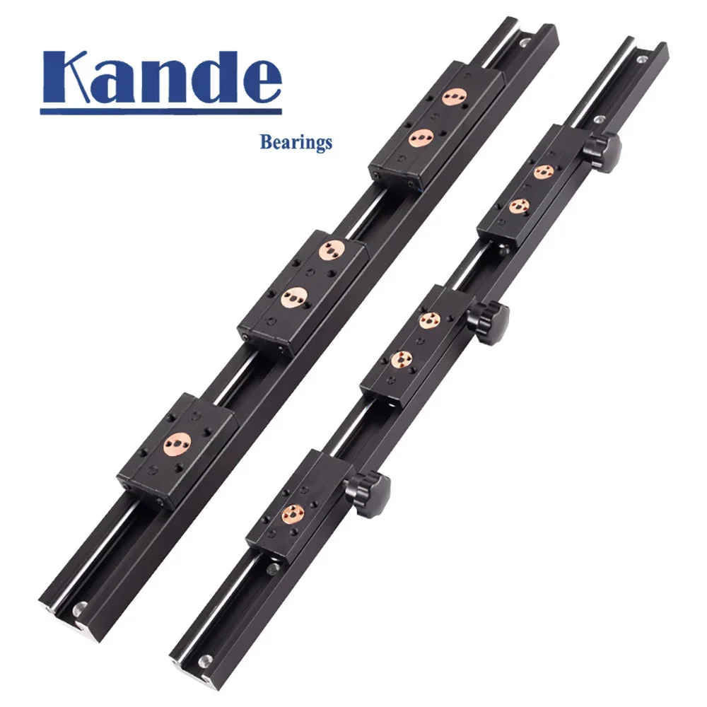 Blackening Built-in dual-axis linear guide 38mm SGR15N Roller slide 1 set: 1 SGB15N block and 1 SGR15N guide cnc Woodworking