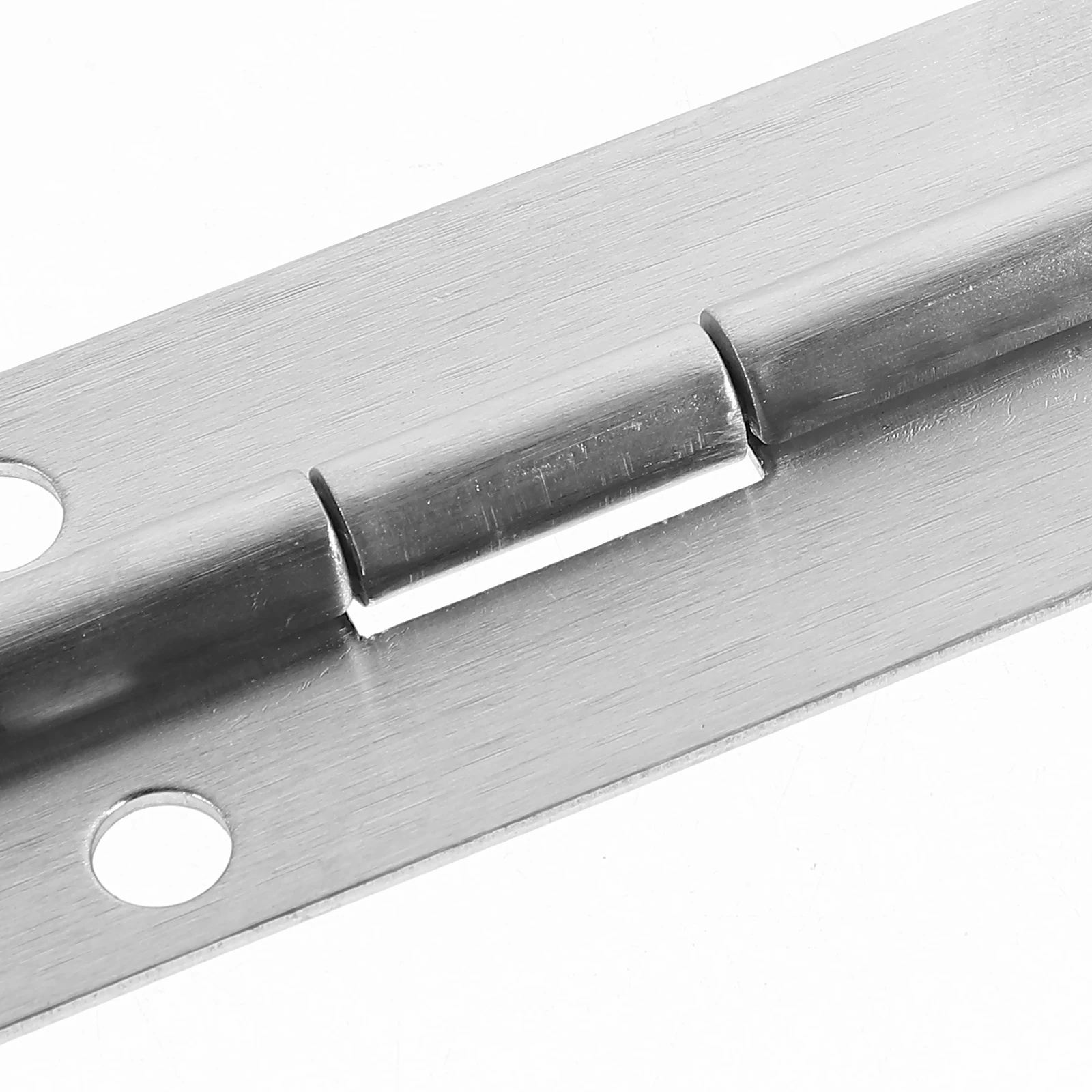 

2pcs Stainless Steel Continuous Piano Heavy Duty Cabinet Door Smooth Long For Wooden Boxes Flush Hinges 6 Inch Silver Butt