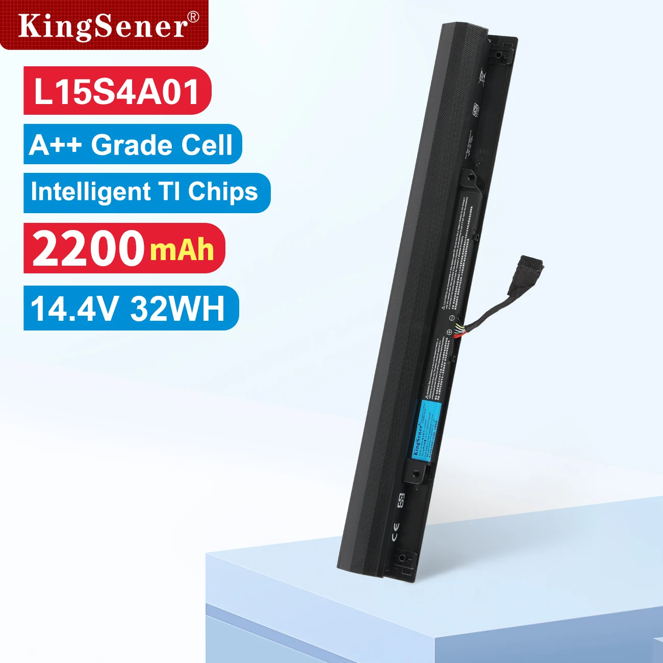 KingSener L15L4A01 L15S4A01 Battery For Lenovo Ideapad V4400 300-14IBR 300-15IBR 300-15ISK 100-14IBD 300-13ISK L15M4A01 L15S4E01