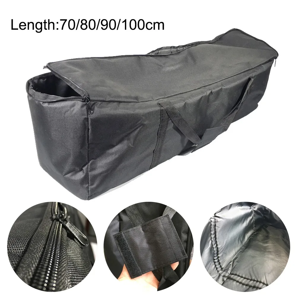 Large Capacity Fishing Storage Bag Oxford Cloth Black Double Handles Fishing Bag For Carp Fishing Equipment Gear Outdoor