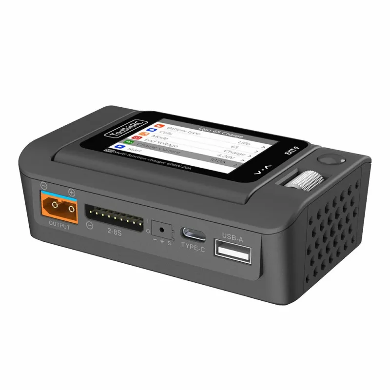 Toolkitrc M9 multi 600W 20A DC smart charger W/audio function & diagnostic tool