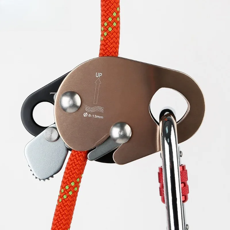 Rope Grabber Outdoor Aerial Work Protector Rock Climbing Downhill Anti-fall Device