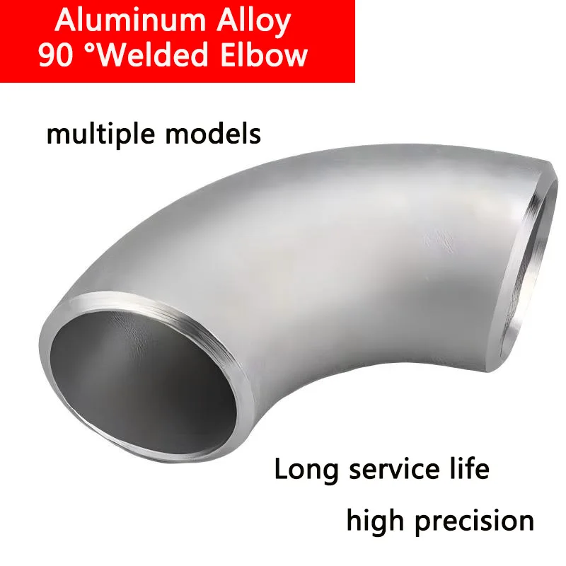 Aluminum Pipe Elbow 90 Degree Industrial-grade Alloy Seamless Elbow Welded Aluminum Alloy Connector Fittings Multiple Models