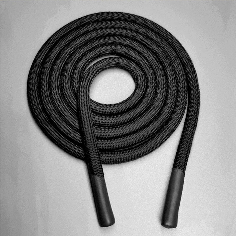 140cm Colored Sports Pants Waistband Drip Glue Head 7mm Thick Solid Round Rope Hoodie Casual Pants with Replacement Drawstring