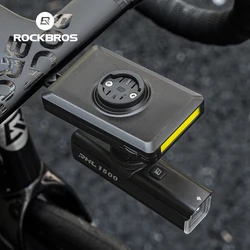 ROCKBROS Bicycle Front Light 200LM 10000mAh Power Bank Head Light IP64 Waterproof Type-C Charging Light Torch Bike Accessories