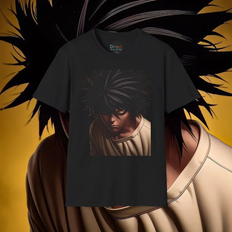 Death Note 3D T-shirt % Premium Quality Graphic Tee for Fans & Collectors - Unique Anime Apparel in Various Sizes