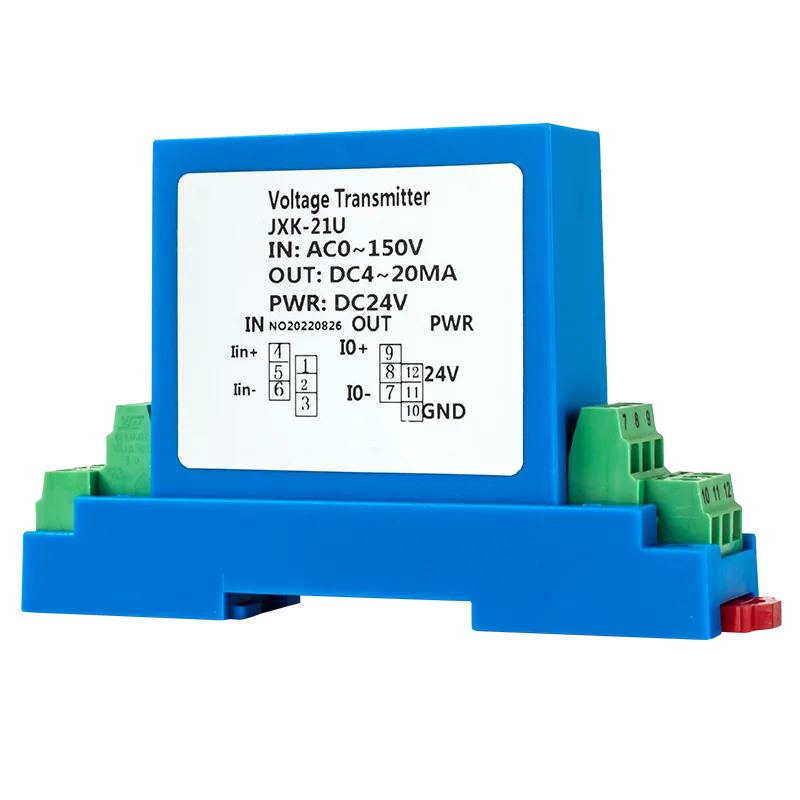 AC 220V 4-20MA naar 0-10V naar RS485 Spanningssensor AC/DC Spanningszender 1000V Snelle respons Hoge precisie spanningsomvormer