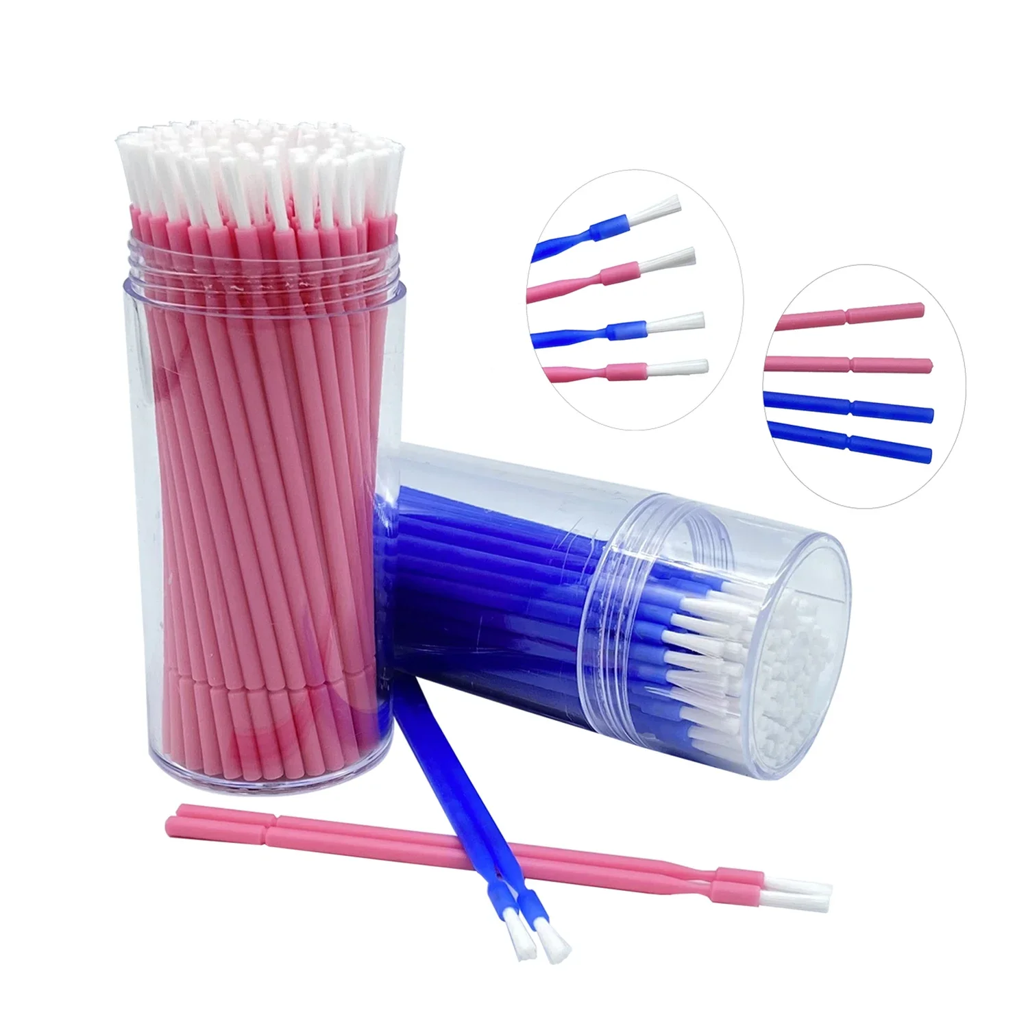 100pcs/Box Dental Disposable Long Micro Applicators Dental Lab Brush Teeth Whitening Oral for Beauty for Dental Use