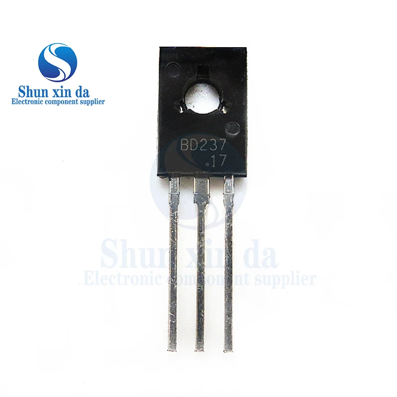 10PCS BD237 TO126 NPN 2A / 100V TO-126 transistor In Stock IC Chipset