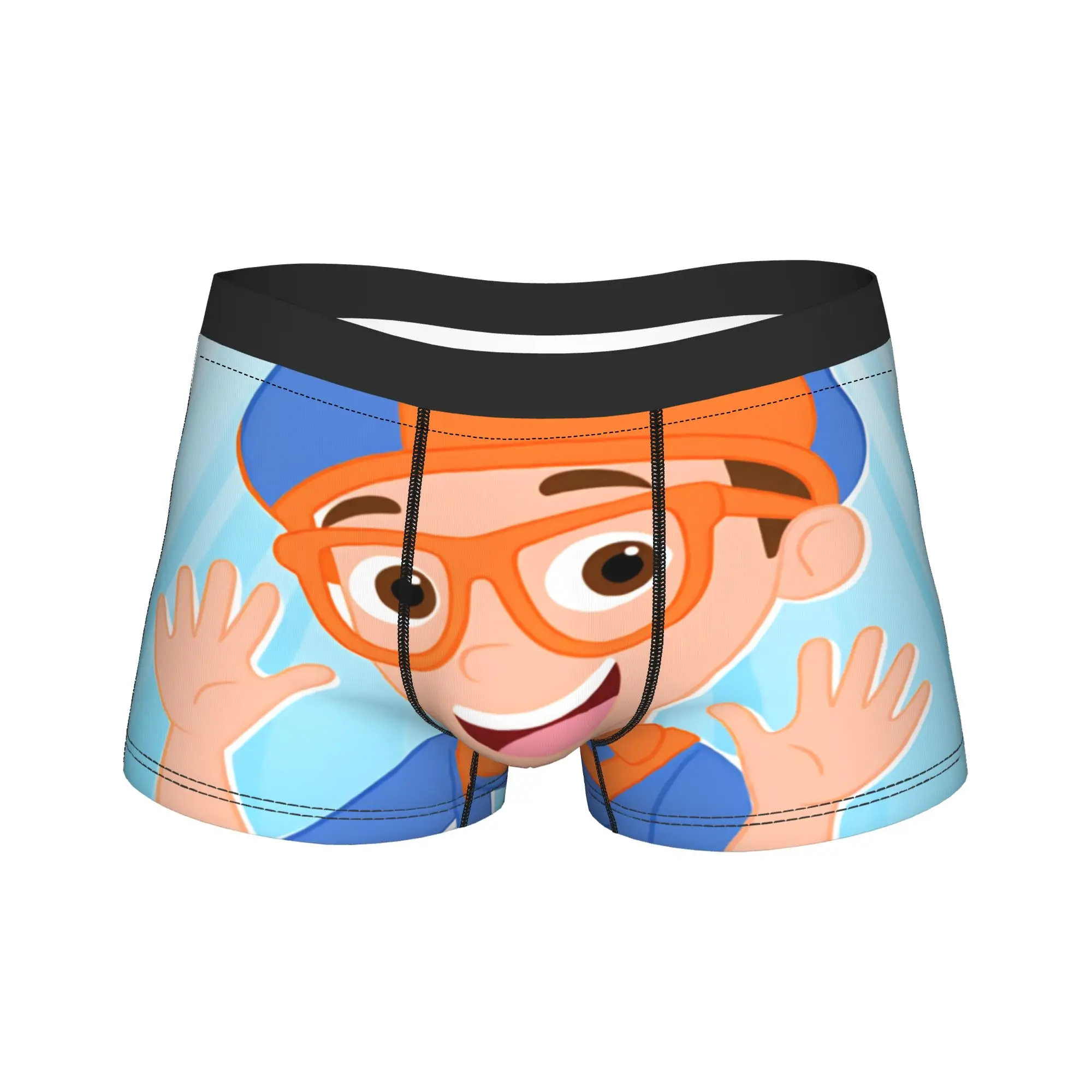 

Мужские трусы-боксеры с 3D-принтом B-Blippiing, качественная печать, классические мужские трусы-боксеры, большие размеры 2XL