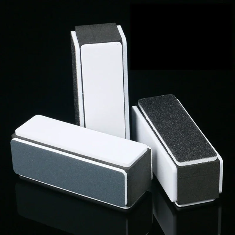 5PCS Nail File, 4 Sponge Nail Buffer Block Scrub Tool for Nail Art Polishing White Black File