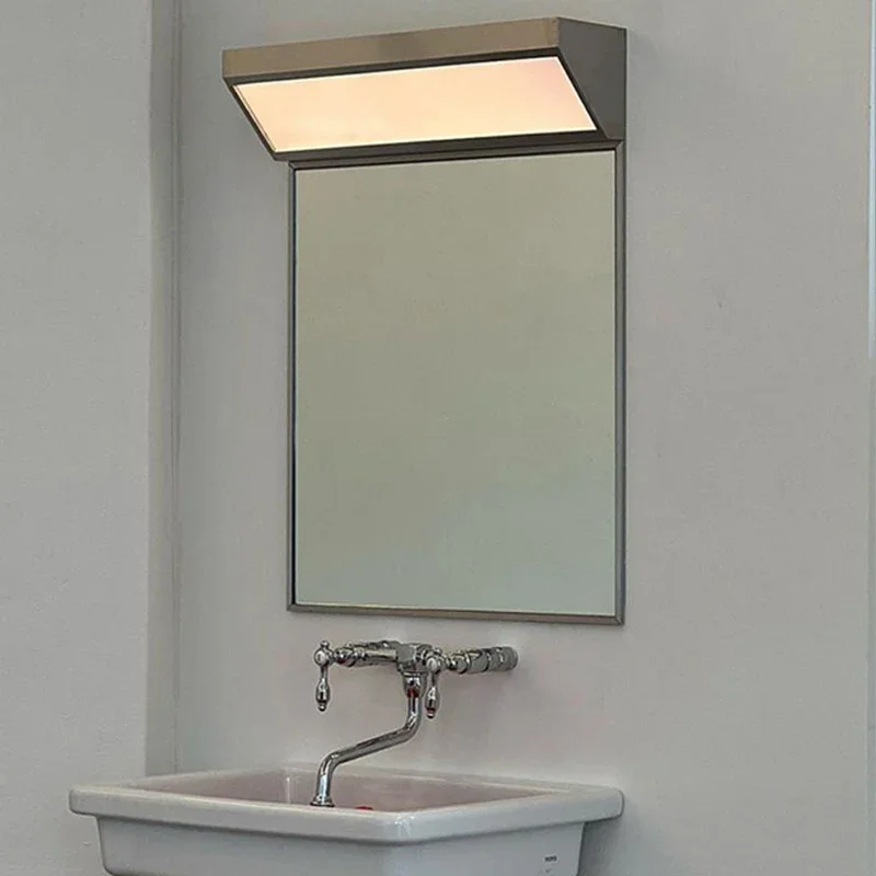 

Light Shower Led Mirror Full Body Makeup Toilet Nordic Pocket Big Mirror Shaving Aesthetic Magnifying Espelhos Com Luzes Miroir