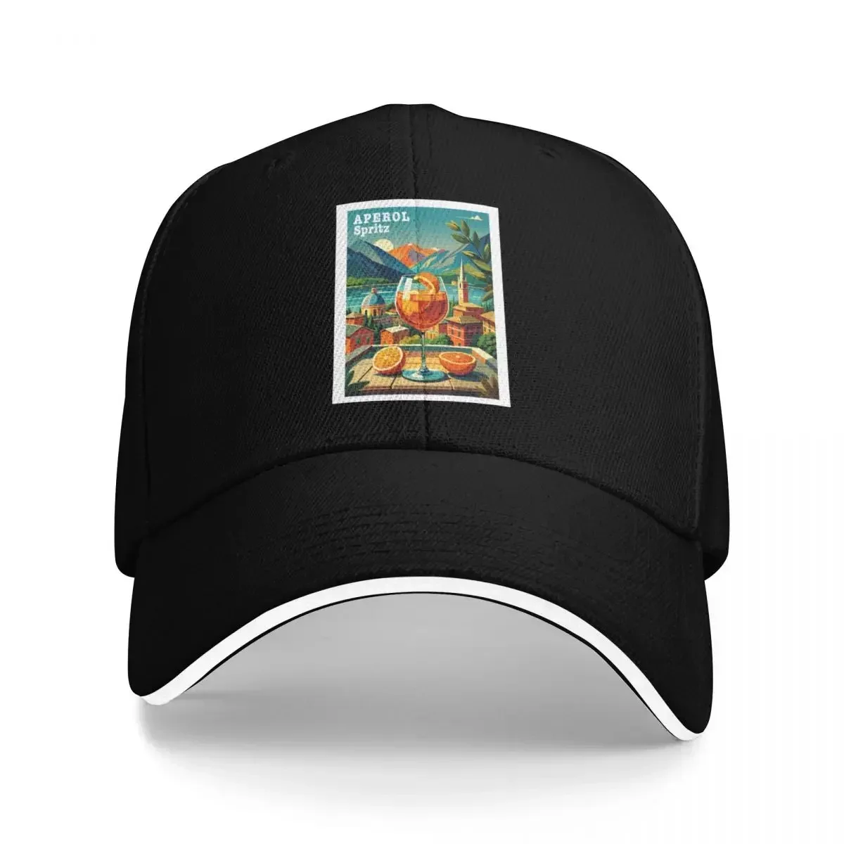 New Aperol Spritz poster Baseball Cap Hat Man Luxury Designer  Golf  Women's Beach Men's