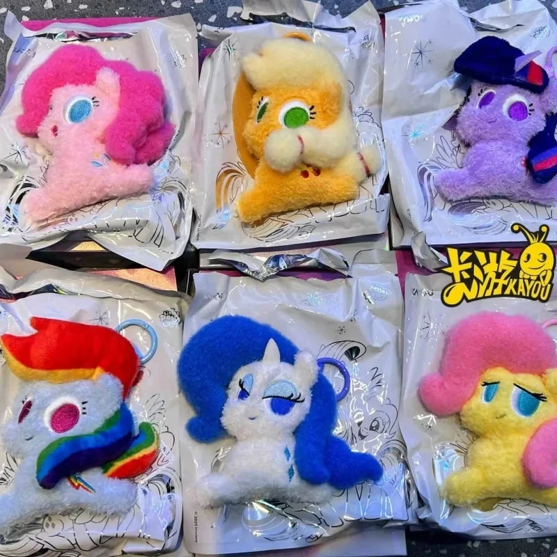 

Подлинная горячая распродажа KAYOU My Little Pony, аниме, плюшевый брелок Pandents Series, слепая коробка, брелок для рюкзака, Kawaii, подарок на день рождения для девочек