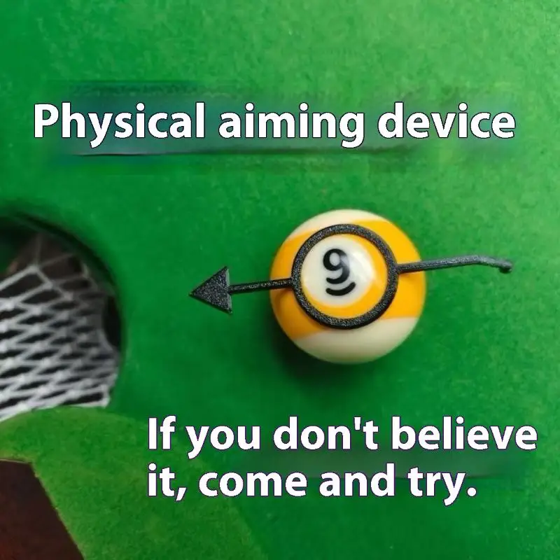 Pool Billiards Aid Practice Aiming Guide Ball Position Marker Sport Equipment For Beginners Kids Intermediate Players