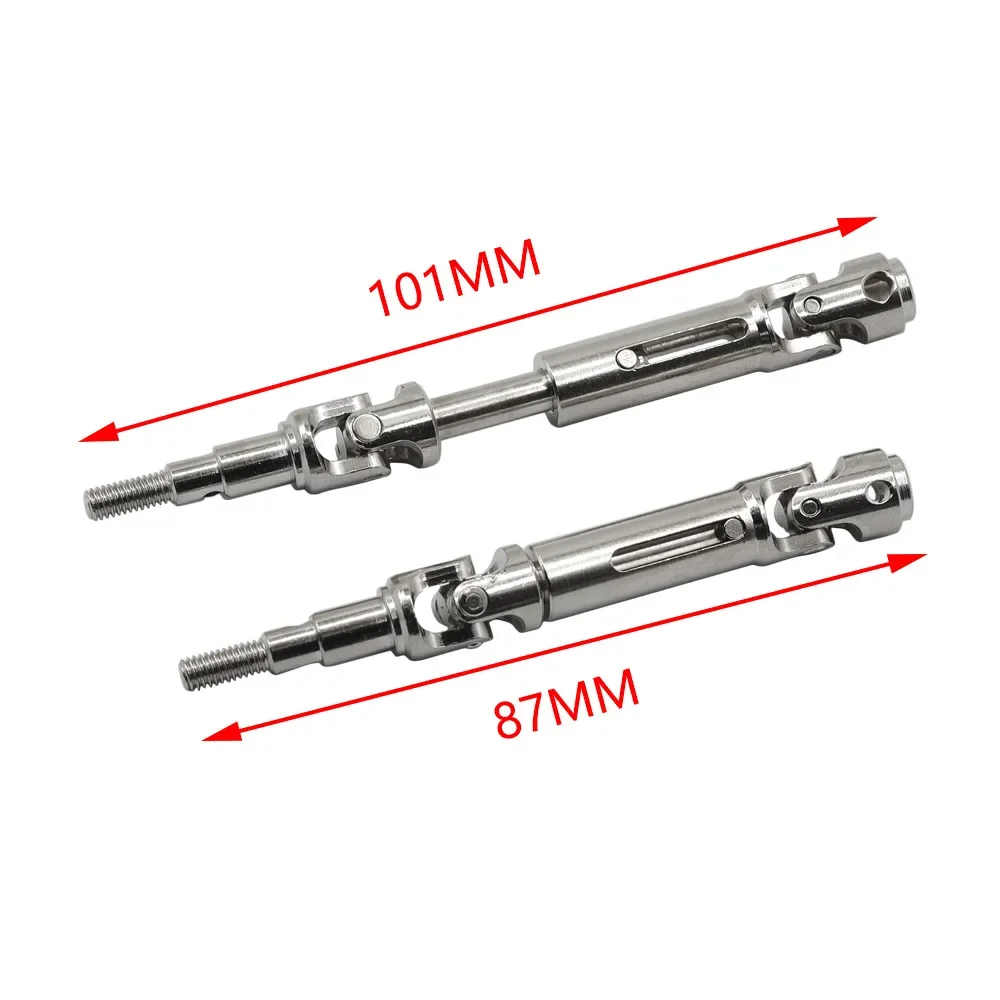 MJX 14209 14210 2pcs Metal Drive Shaft CVD Driveshaft 1/14 RC Car Upgrade Parts Accessories