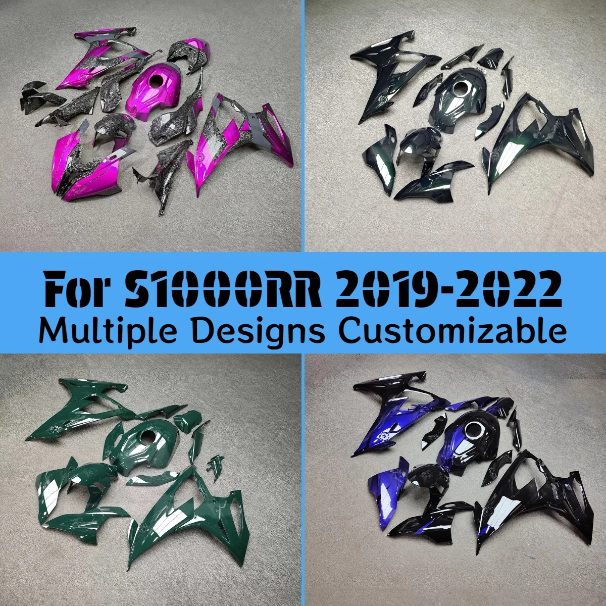 

For BMW S1000RR 2019-2022 Aftermarket Parts Fairings S 1000RR 19-22 Motorcycle Bodywork Fairing Kit Fit