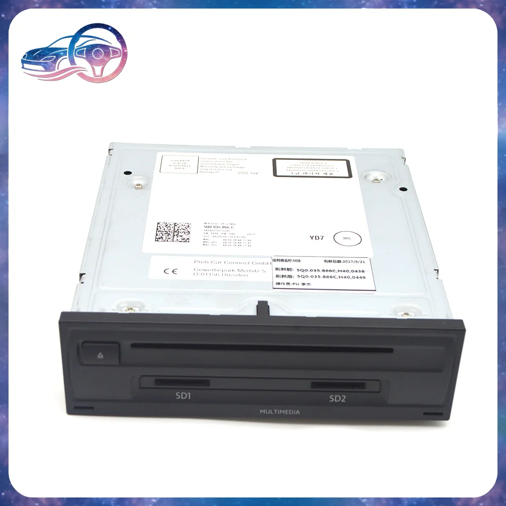 

5Q0 035 866 C 5Q0035866C For SKODA For VW Passat B8 Golf mk7 Tiguan mk2 Arteon Atlas Superb Kodiaq 5G6 919 605 8Inch Screen