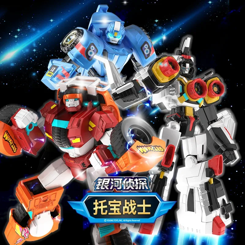 

Tobot Warrior latest version toy figure Galaxy Detective kid's Toy SWAT Sonic Thunder Combination Transformation Assembly Figure